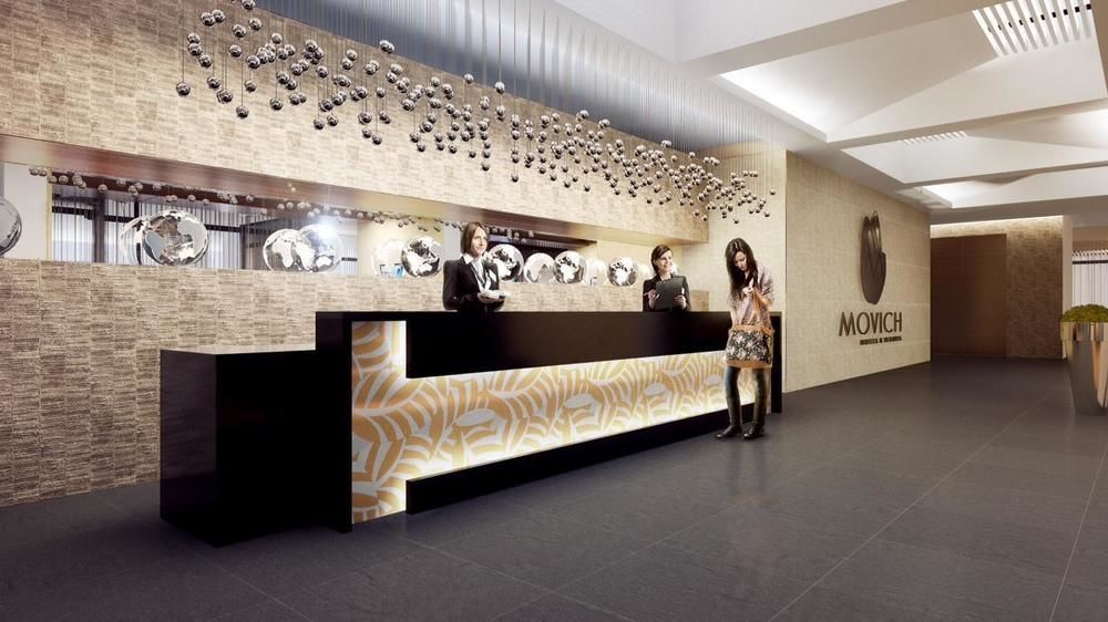 Movich Buro 26 Hotell Bogotá Eksteriør bilde The reception desk at the hotel